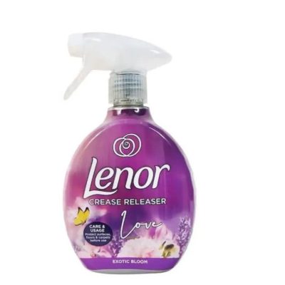 اسپری ضد چروک و خوشبوکننده لباس لنور رایحه مدل exotic bloom حجم 500 میلی لیتر