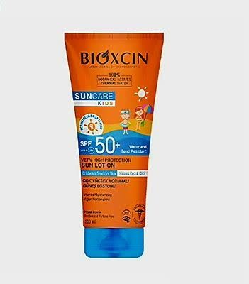 ضد آفتاب کودک فاقد عطر بیوکسین Bioxcin مناسب پوست های حساس 200 میل