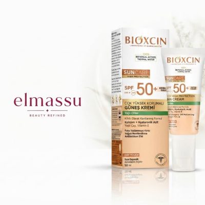 کرم ضدآفتاب بیوکسین Bioxcin رنگی مناسب پوست های چرب SPF50 حجم 50میل