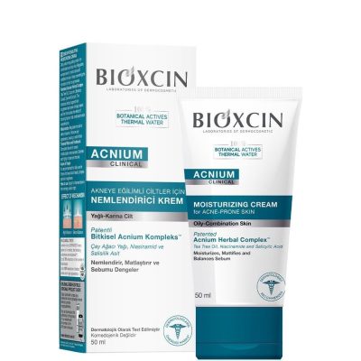 کرم ضد جوش بیوکسین مدل ACNIUM CLINICAL (حجم ۱۵ میل) مخصوص پوست‌های مستعد آکنه