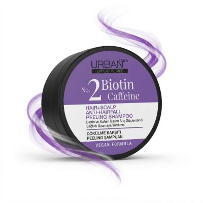 اسکراب لایه‌بردار پوست سر حاوی بیوتین و کافئین برای درمان ریزش مدل Urban Care Expert حجم 200 گرم